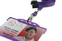 Purple Lanyards Plain Flat 10mm with Metal Clip - Promotions Only Lanyards