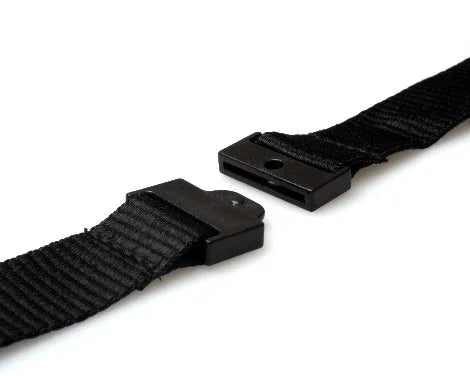 Black Lanyards Plain 20mm - Promotions Only Lanyards