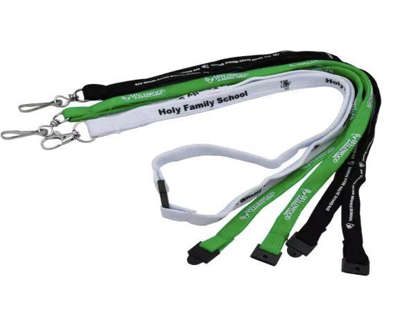 Printed Polyester Lanyards 12mm (Tubular or Bootlace Lanyards) - Promotions Only Lanyards