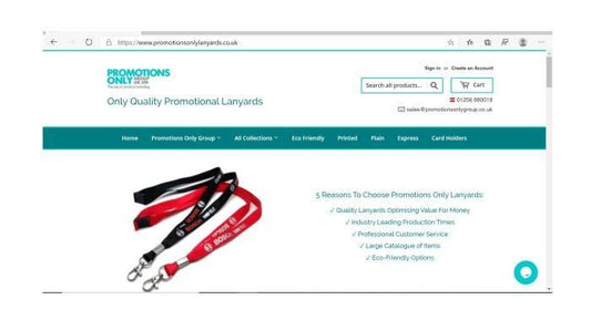 We have Been Busy - We are live - Promotions Only Lanyards