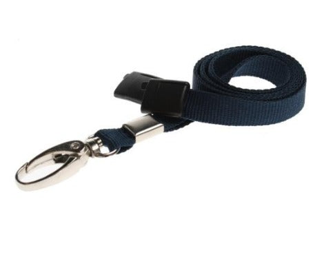 Dark Blue Lanyards Plain 10mm - Promotions Only Lanyards