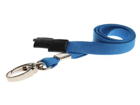 Light Blue Lanyards Plain 10mm - Promotions Only Lanyards