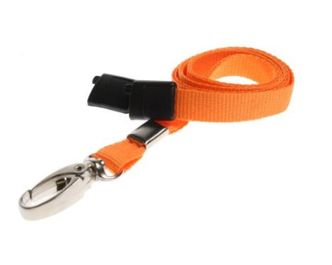 Orange Lanyards Plain 10mm - Promotions Only Lanyards