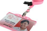 Pink Lanyards Plain 10mm with Metal Clip - Promotions Only Lanyards