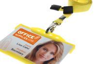 Yellow Lanyards Plain 10mm Flat with Metal Clip - Promotions Only Lanyards