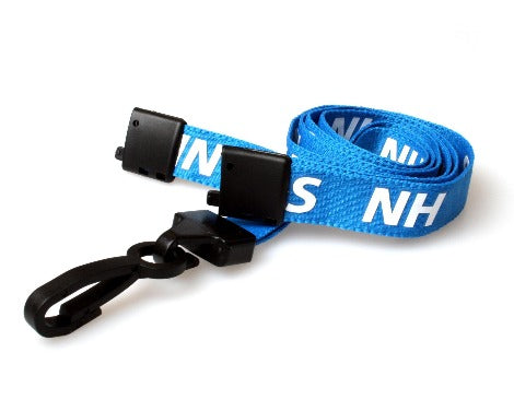 NHS Lanyards 15mm J Clip - Promotions Only Lanyards