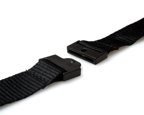 Black Lanyards Plain 20mm - Promotions Only Lanyards