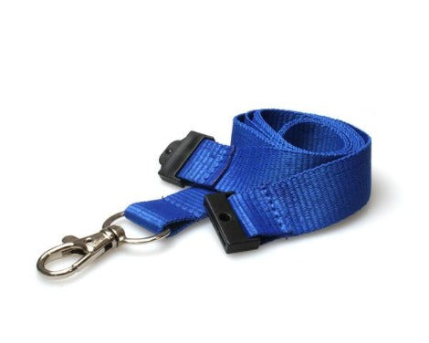 Blue Lanyards Plain 20mm - Promotions Only Lanyards