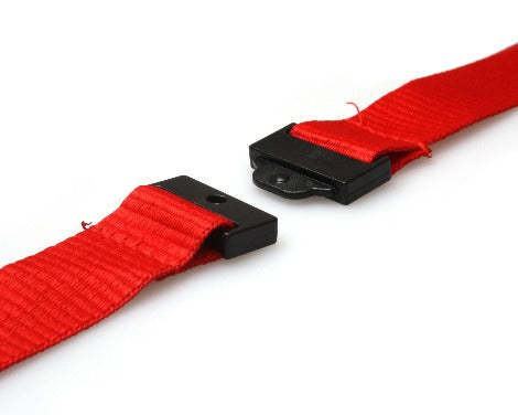 Red Lanyards Plain 20mm Flat - Promotions Only Lanyards