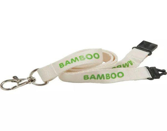 Bamboo Printed Lanyards 15mm Flat - Promotions Only Lanyards