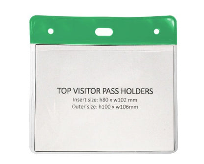 Green Card Holder 10cm by 8cm - Promotions Only Lanyards