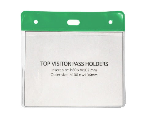 Green Card Holder 10cm by 8cm - Promotions Only Lanyards
