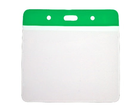 Green Card Holder 10cm by 8cm - Promotions Only Lanyards