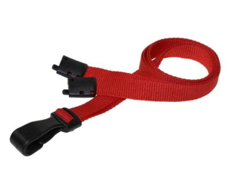 Plain Red Lanyards 10mm Essential Range - Promotions Only Lanyards