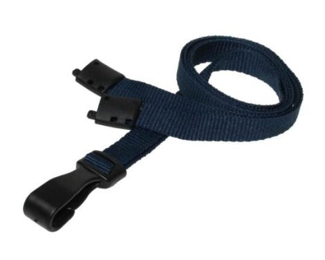 Plain Dark Blue Lanyards 10mm Essential Range - Promotions Only Lanyards