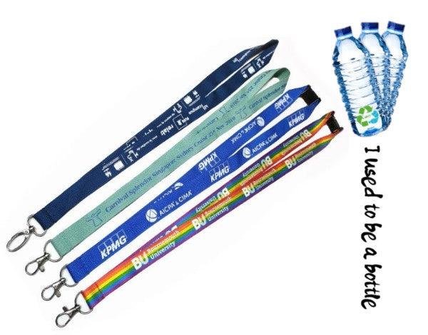 rPET Full Colour Sublimation Lanyards 15mm - Promotions Only Lanyards