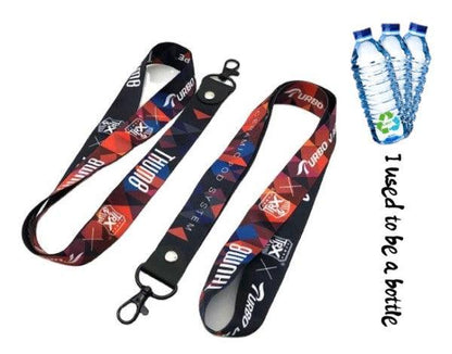rPET Full Colour Sublimation Lanyards 20mm - Promotions Only Lanyards
