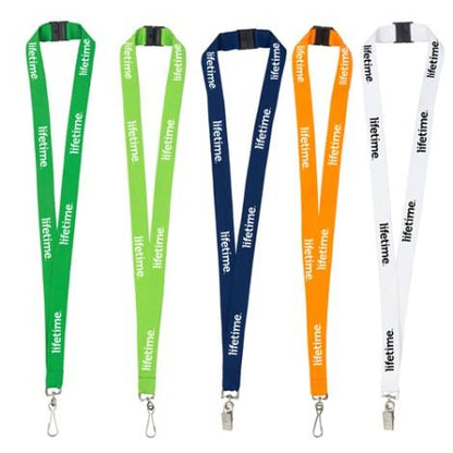 Printed Lanyards 15mm Flat (Ribbed Lanyards) - Promotions Only Lanyards