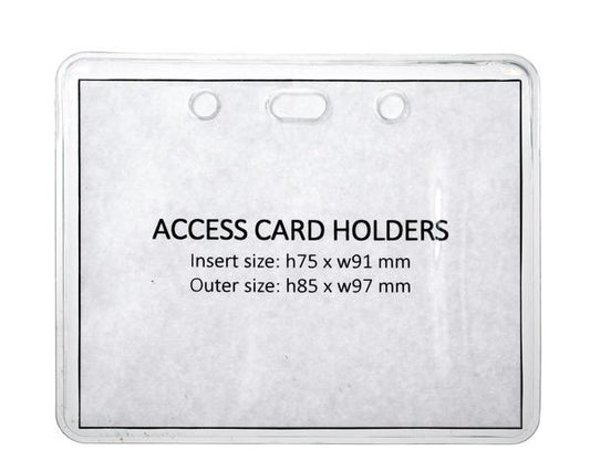 Vinyl Access Control Card Holders, Eco Friendly - Promotions Only Lanyards