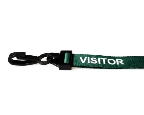 Green Visitor Lanyards 15mm - Promotions Only Lanyards