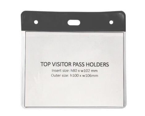 Black Card Holder 10cm by 8cm - Promotions Only Lanyards