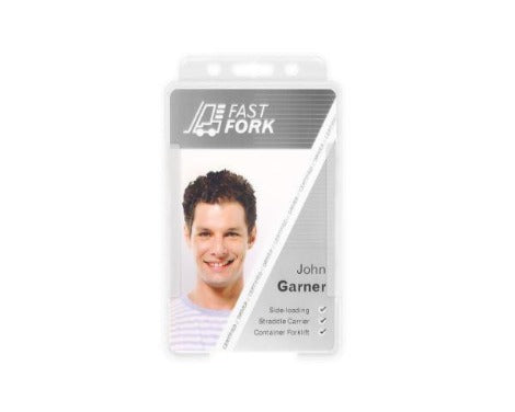 Clear Card Holders BioBadge Single-Sided Portrait - Promotions Only Lanyards