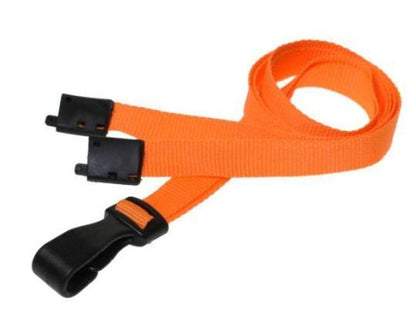 Plain Orange Lanyards 10mm Essential Range - Promotions Only Lanyards