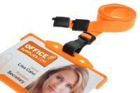 Plain Orange Lanyards 10mm Essential Range - Promotions Only Lanyards