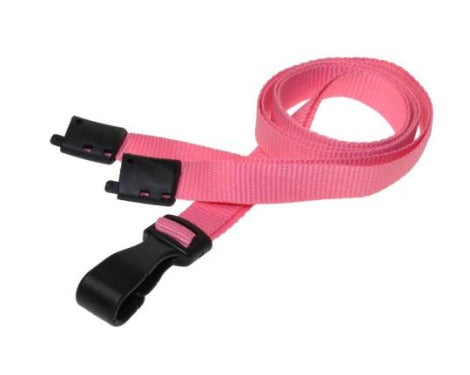 Plain Pink Lanyards 10mm Essential Range - Promotions Only Lanyards