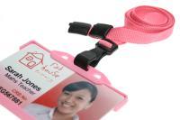 Plain Pink Lanyards 10mm Essential Range - Promotions Only Lanyards
