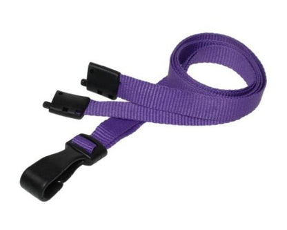 Plain Purple Lanyards 10mm Essential Range - Promotions Only Lanyards