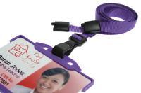 Plain Purple Lanyards 10mm Essential Range - Promotions Only Lanyards