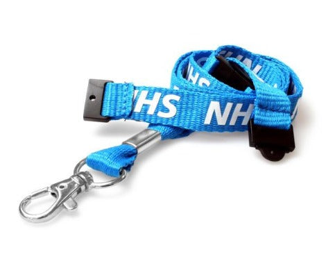 NHS Lanyards 15mm Two Breakaways - Promotions Only Lanyards
