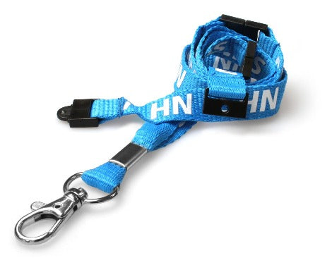 NHS Lanyards 15mm Three Breakaways - Promotions Only Lanyards
