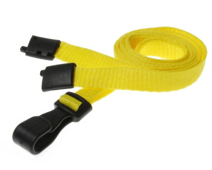 Plain Yellow Lanyards 10mm Essential Range - Promotions Only Lanyards